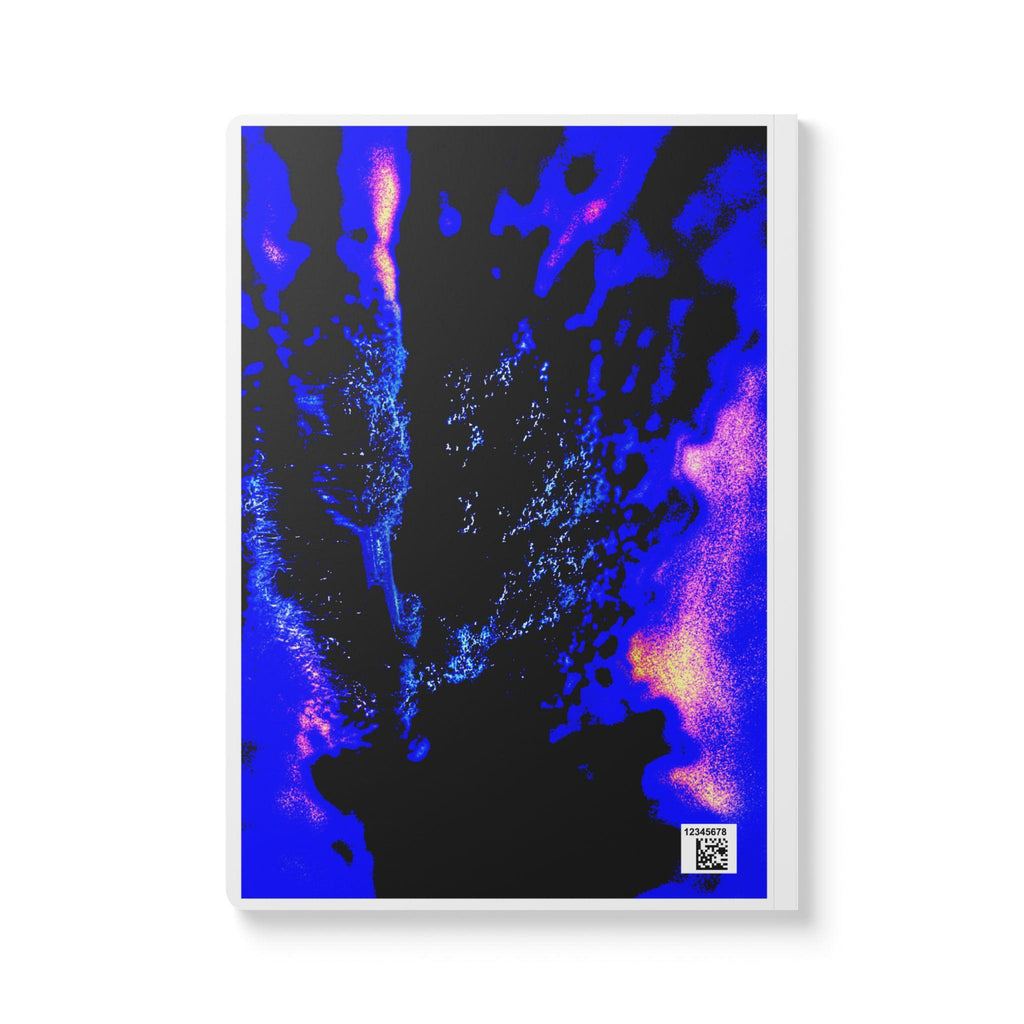 Blue and Purple Journal. Softcover Notebook. Organisation tool. Diary. Black sheet inlay.