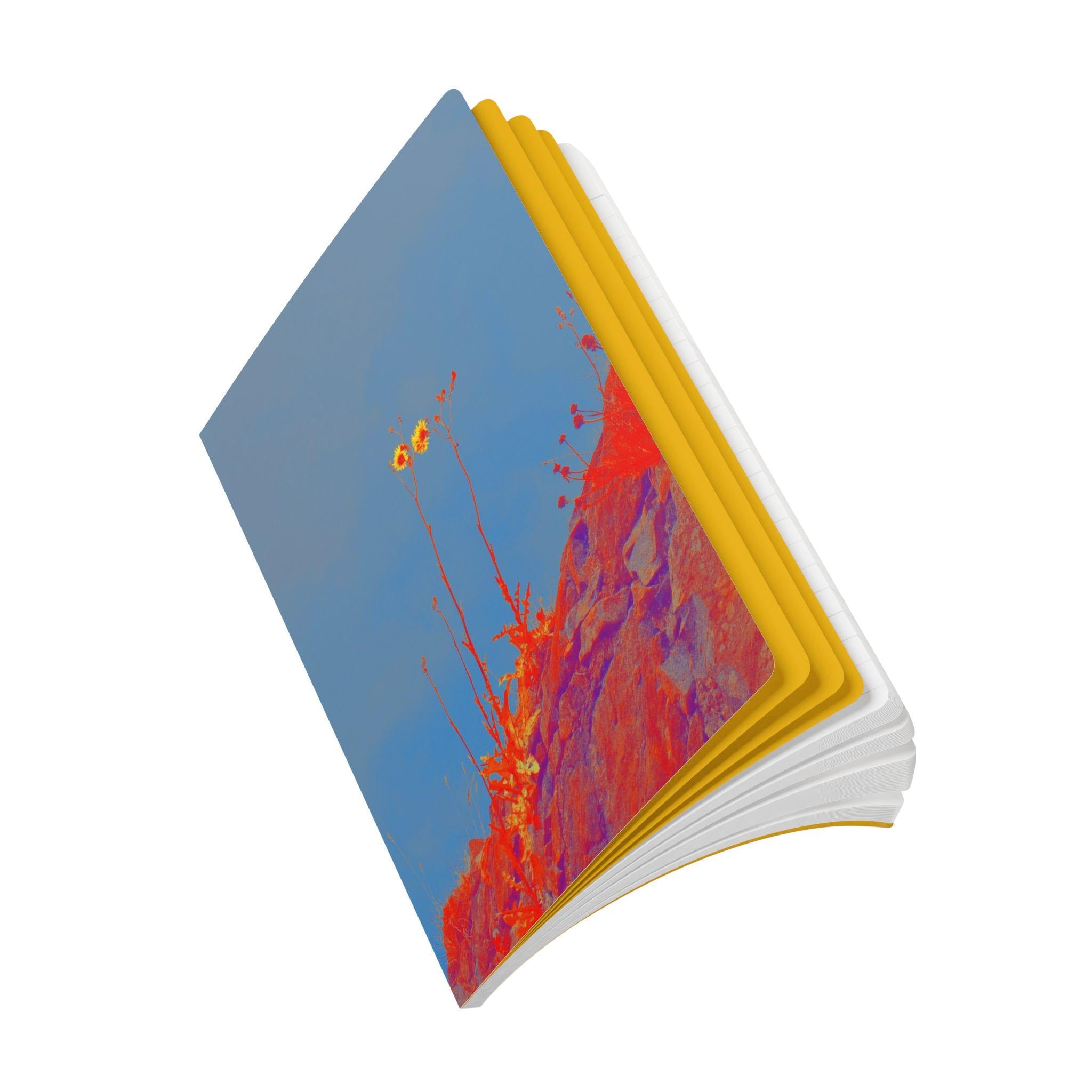 Vibrant Floral Softcover Journal, Artistic Notebook, Gift for Writers, Journaling, Nature Inspired, Eco-Friendly Diary