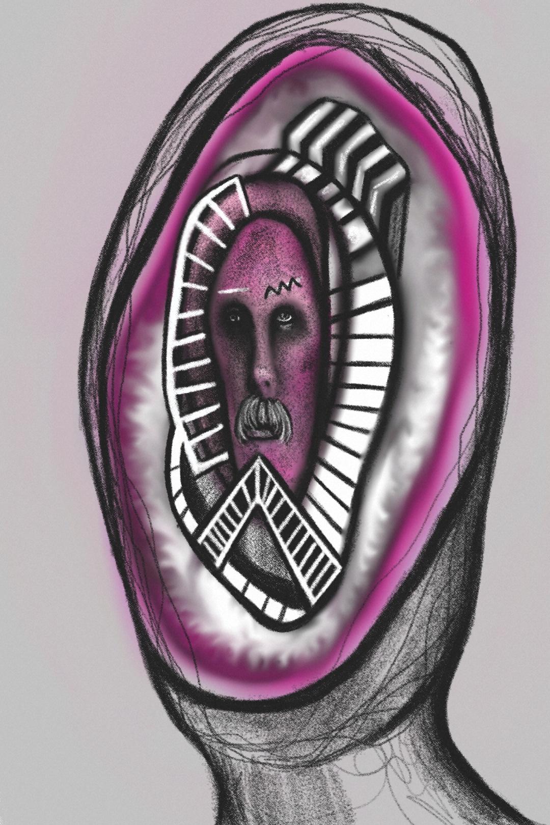 Creepy Art Print: Vibrant Unframed Wall Decor
