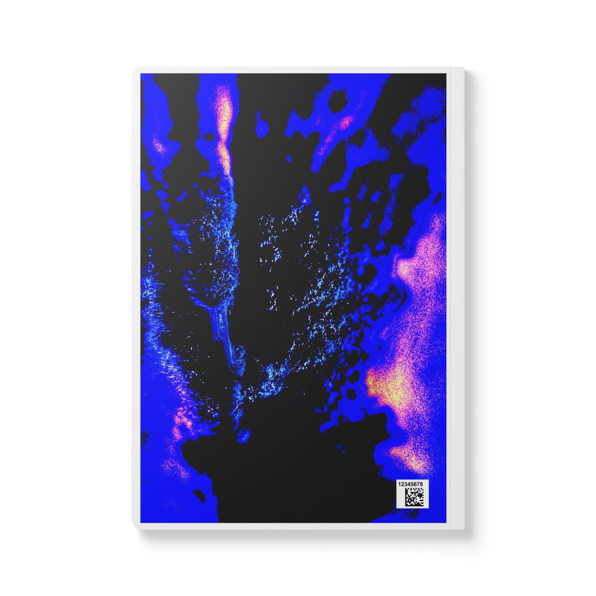 Blue and Purple Journal. Softcover Notebook. Organisation tool. Diary. Blue sheet inlay.