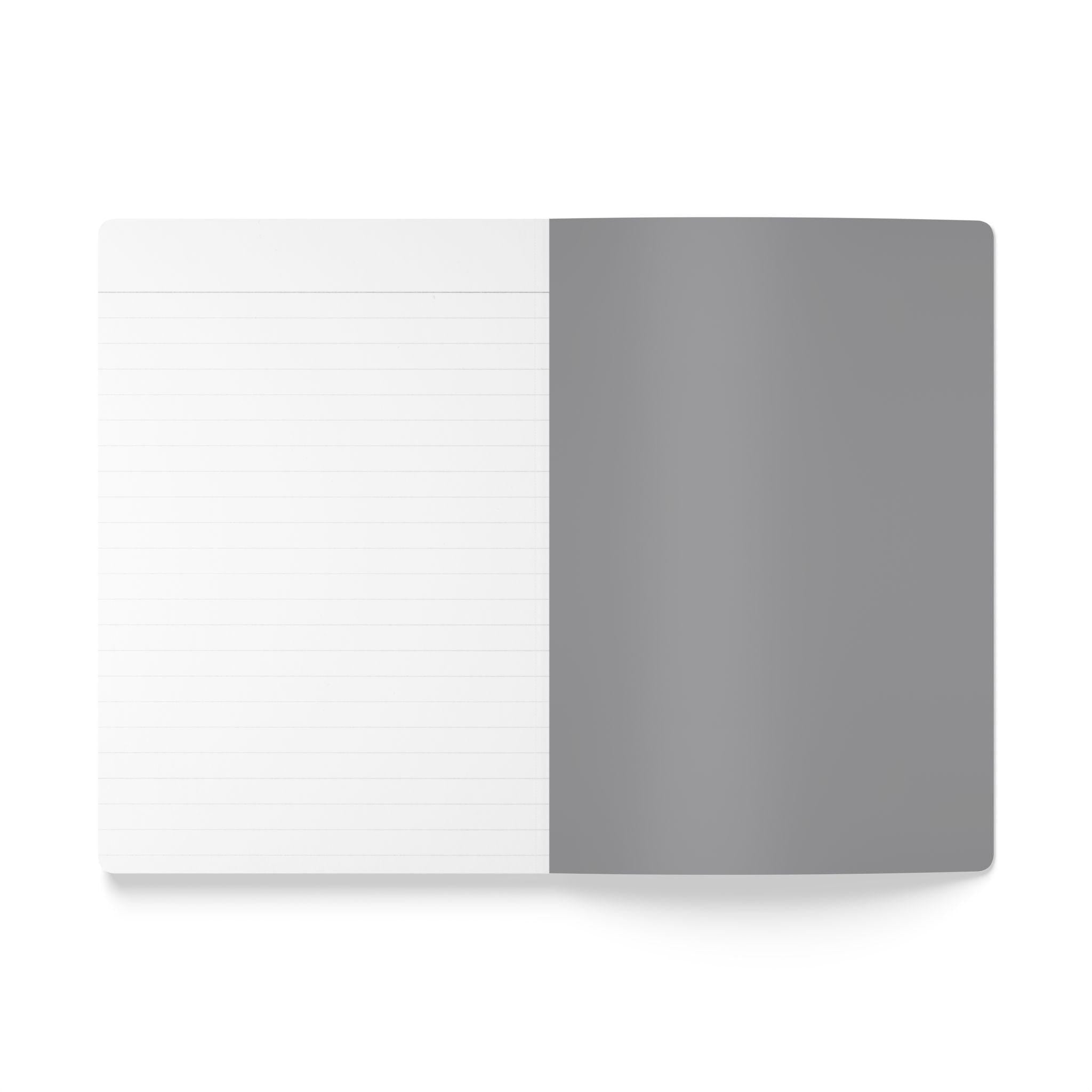 Blue and Purple Journal. Softcover Notebook. Organisation tool. Diary. Black sheet inlay.